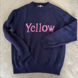 Urban Outfitters ‘Yellow’ Knitted Jumper Crew Neck Sweater Size S